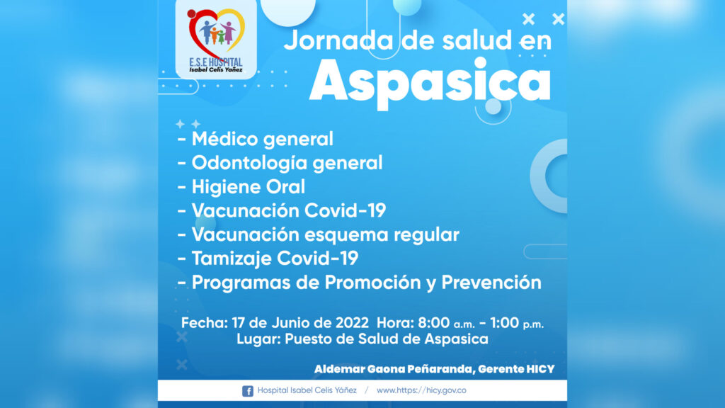 JORNADA DE SALUD EN ASPASICAA