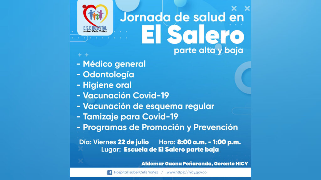 JORNADA DE SALUD EN EL SALERO PORTADA