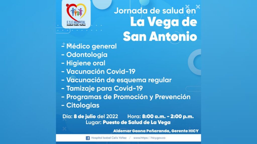 JORNADA DE SALUD - LA VEGA DE SAN ANTONIO